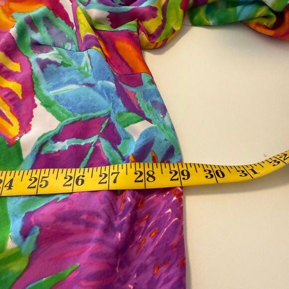 Lauren Ralph Lauren Colorful Three Quarter Sleeve Top Size 3X - Picture 6 of 14